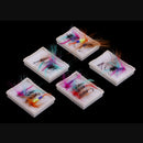 20pcs Sturdy Hand-tied Sinking Insect Nymph Wet Flies with Barbed Single Hook 3 Sizes