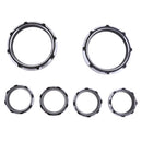 Motorcycle Instrument Burst Gauge Bezel Kit for Harley Road Glide 1996-2013