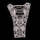 1 Piece Beige Cotton Embroidery Lace Trim Sewing Appliques for Women Girls Sweater Dress Bag Decoration