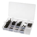 240pcs Fishing Accessories Kit Tackle Box with Multi Beads, Chod Sleeves, Swivels and Snap