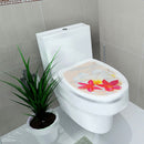 DIY Bathroom Toilet Seat Wall Sticker Floral Vinyl Art Decorative Decal
