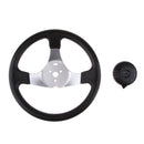 300mm Black Steering Wheel for 150cc - 250cc Engines ATV Go Kart Buggy Quad