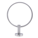 Stainless Steel Towel Rack Holder Ring Bathroom Shelf Hanger Wall Mount