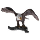 Plastic Realistic Wildlife Jungle Forest Animals Bald Eagle Action Figure Toys Playset, Kids Toddler Nature Toys Home Decor Collectibles