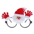 Christmas Glasses Frames Xmas Decor Novelty Fancy Dress Party Props - Santa Claus A