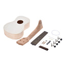 1 Set Maple Wood Unfinished 21inch Ukulele Kits Hawaii Guitar Blank Material