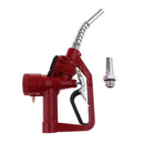 Car 1'' Thread Automatic Fueling Nozzle With Digital Flow Meter Red