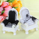 Elegant Chairs Jewelry Ring Display Holder Case Pack Of 2PCS