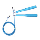 Adjustable Metal Handle Skipping Jump Rope Boxing Fitness Gym Jumping Exercise Fitness Sports Training Rope Blue