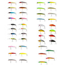 43pcs/Set 3D Eyes Artificial Baits Fish Fishing Lures 6 Models with VMC Hook