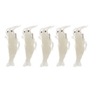 Pack of 5 Luminous Plastic Simulation Soft Shrimp Fishing Lures Baits Smell Tackle with Hook