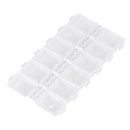 New 12 Cells Nail Art Tip Powder Beads Stickers Rhinestone Storage Container Box Case with Clear Lid