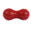 Set Of Peanut Shape Spiky Trigger Point Roller Massage Ball Muscle Tension Reliever Stress Reducer Red