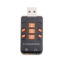 USB Sound Card 8.1 CH 3D DAC Headphone Earphone Amplifier