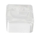 Clear Square Crystal Display Stand Holder For 70-80mm Crystal Ball Sphere Globe