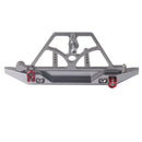 Metal Rear Bumper with Tire Rack & Shackles for Axial SCX10 1/10 RC Crawler Silver