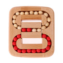 Wooden Intelligence Toy Kong Ming Lock Ball in Maze Brain Teaser Puzzle for Kids Children