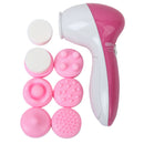 6 In1 Electric Face Care Cleaner Pore Blackhead Facial Skin Cleansing Massage