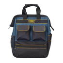 Tool Pouch Electrician Bags w/ Shoulder Strap Canvas Backpack 21 Pockets 12Inch