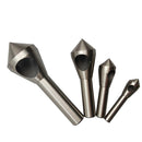 4PCS COUNTERSINK DRILL BIT SET DEBURRING METAL WOOD PLASTIC HEX SHANK 2-20mm