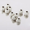 10Pcs 925 Silver Lucky Loose Beads DIY Bracelet Jewellery Making Craft 5mm