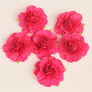 Artificial Silk Rose Flower Heads Wedding Home Party Decor Bridal Bouquet Charms Scrapbooking DIY Pack of 20PCS Red