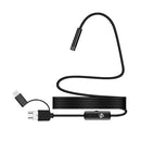 8mm 3 In 1 USB Waterproof Inspection Camera for Android & PC 2m