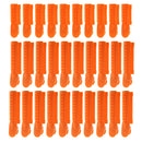 Lot of 30pcs Plastic Salon Hairdressing Hair Pin Curly Hair Clips Sectioning Pinning Curling Grips Hairpins Set Kit Orange