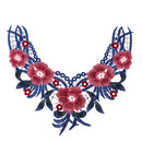 Lace Embroidered Floral Collar Applique for Clothes Dress Neckline Trims Sewing CL566