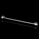 Men Fashionable Shirt Collar Decoration Rhinestone Charms Tie Clip Clasp Bar Pin Party Suit Jewelry Gift Light Green
