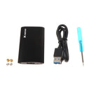 2.5'' USB 3.0 /NGFF M.2 2242 to Type-C SSD HDD Adapter Card Enclosure Black