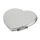 Heart Travel Office Compact Pocket Handbag Mirror Make up Cosmetic Mirror