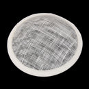 Round Shape Hat Base Fascinator Headpieces Base Costume Making Head Dress Millinery Craft DIY Beige