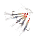 5 Pieces/Pack New Sabiki Soft Fishing Lure Rigs Bait Jigs Lure Soft Lure Worn String Crystal 3/0