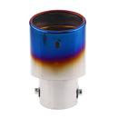 Universal Stainless Steel Car Exhaust Pipe Tail Tip Straight Connector