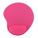 Ergonomic Rest Support Mouse Game Pad for PC NoteBook Computer Laptop Rose Red