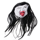 Black Terror Latex Mask Halloween Trick Props Horror Costume Cosplay Show Mask