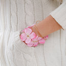 Wedding Bridemaid Flower Girl Wrist Flower Pink