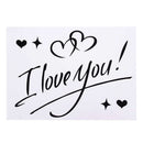 I Love You Vinyl Labels Stickers For Bobo Clear Jumbo Balloons DIY Stickers
