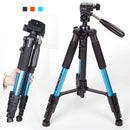 Professional Heavy Duty Camcorder Tripod Monopod with Carry Bag for SLR and DSLR Cameras Blue