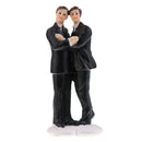 Resin Twin Brothers Model Figure Statue Sculpture for Sadn Table Micro Scene
