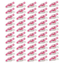 50 Pieces Rose Red Sewing Clips for Quilting Crafting Knitting Craft Binding Wonder Clips