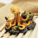 Resin Artificial Octopus Ornament for Aquarium Fish Tank Background Decoration