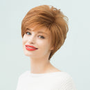 Real Human Hair Heat Resistant Short Curly Women's Full Fluffy Hair Wig + Net Cap