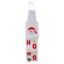 Santa Claus Fabric Toilet Reel Roll Paper Cover Hanging Holder Xmas Home Bathroom Decoration White