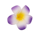 Women Girls Ladies Plumeria Flower Foam Hair Clip Pin Headwear Hair Accessory Purple