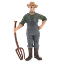 Realistic Male Farmer Figure Model Kids Educational Toy Story Telling & Teaching Props