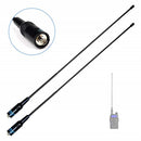 Radio Antenna NA-771 15.6 Inch VHF/UHF 144/430Mhz Antenna SMA-Female Compatible with Baofeng Uv-5r Uv-82 BF-666S, BF-777S, BF-888S (2 Pack)