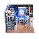 Diy Miniature Dollhouse Model 3D Puzzles Assembly Kit - Dream of Sky Themed