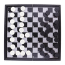 Quality Draughts Checkers Set in Folding Magnetic Board - 100 Playing Field